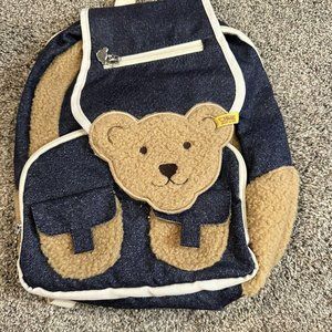 Steiff Collection Bear‎ Jean backpack In Great Condition